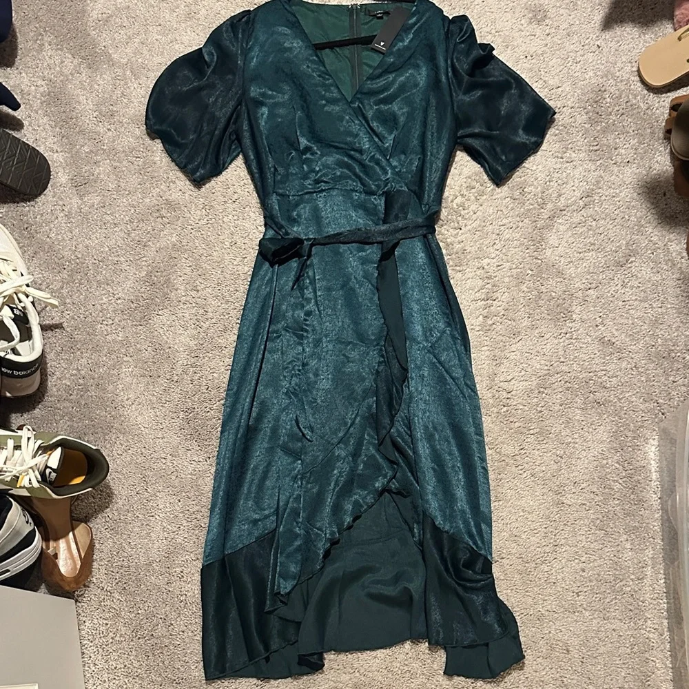 Lulus Emerald Green Dress - Picture 1 of 3